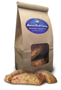 One Dozen White Chocolate Cherry Biscotti